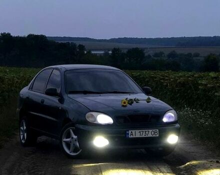 Зеленый Дэу Ланос, объемом двигателя 1.5 л и пробегом 100 тыс. км за 3000 $, фото 2 на Automoto.ua