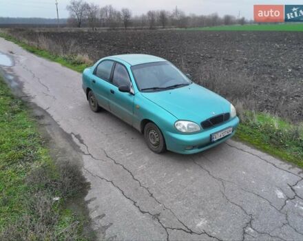 Зеленый Дэу Ланос, объемом двигателя 1.5 л и пробегом 100 тыс. км за 1900 $, фото 1 на Automoto.ua