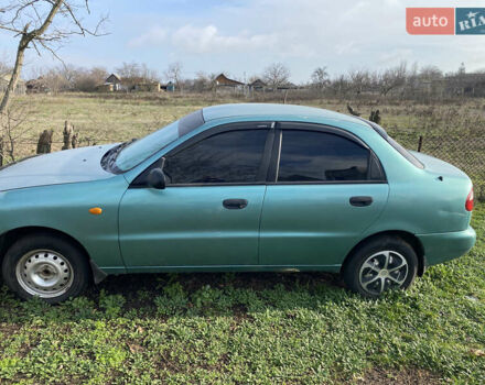 Зеленый Дэу Ланос, объемом двигателя 1.5 л и пробегом 250 тыс. км за 1200 $, фото 2 на Automoto.ua