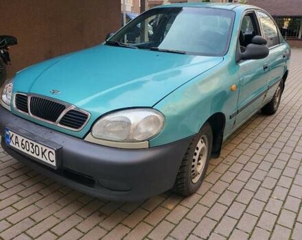 Зеленый Дэу Ланос, объемом двигателя 1.5 л и пробегом 268 тыс. км за 1200 $, фото 2 на Automoto.ua