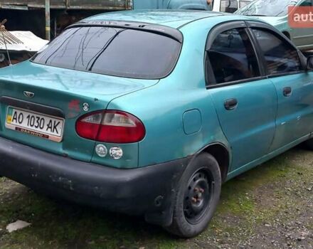 Деу Ланос 1998 у Ужгороді на Automoto.ua Зелений Деу Ланос, об'ємом двигуна 1.5 л та пробігом 350 тис. км за 1200 $, фото 1 на Automoto.ua