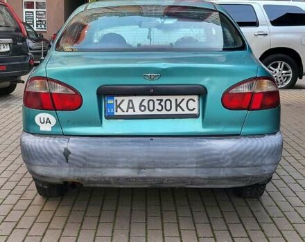 Зеленый Дэу Ланос, объемом двигателя 1.5 л и пробегом 268 тыс. км за 1200 $, фото 1 на Automoto.ua