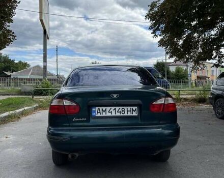 Зеленый Дэу Ланос, объемом двигателя 1.5 л и пробегом 231 тыс. км за 1500 $, фото 2 на Automoto.ua