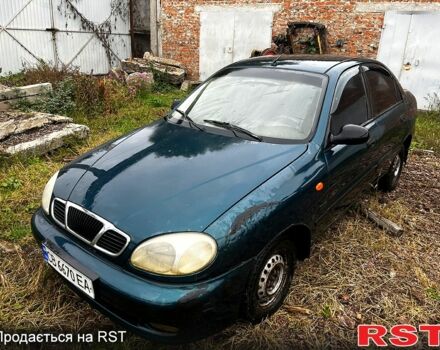 Зеленый Дэу Ланос, объемом двигателя 1.5 л и пробегом 200 тыс. км за 1400 $, фото 1 на Automoto.ua