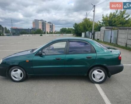 Зеленый Дэу Ланос, объемом двигателя 1.5 л и пробегом 225 тыс. км за 1900 $, фото 2 на Automoto.ua