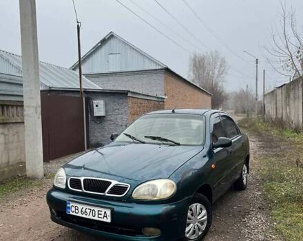Зелений Деу Ланос, об'ємом двигуна 1.5 л та пробігом 200 тис. км за 1500 $, фото 1 на Automoto.ua