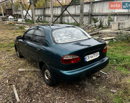 Зеленый Дэу Ланос, объемом двигателя 1.5 л и пробегом 200 тыс. км за 1400 $, фото 3 на Automoto.ua
