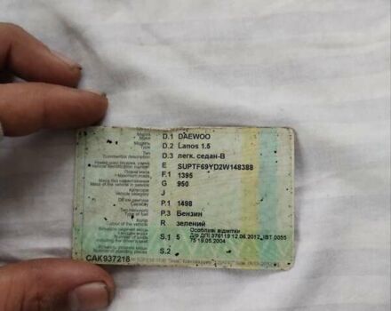 Зеленый Дэу Ланос, объемом двигателя 1.5 л и пробегом 303 тыс. км за 1000 $, фото 13 на Automoto.ua