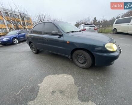 Зеленый Дэу Ланос, объемом двигателя 1.5 л и пробегом 218 тыс. км за 2500 $, фото 2 на Automoto.ua