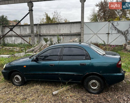 Зеленый Дэу Ланос, объемом двигателя 1.5 л и пробегом 200 тыс. км за 1400 $, фото 2 на Automoto.ua