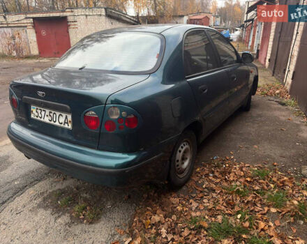 Зеленый Дэу Ланос, объемом двигателя 1.5 л и пробегом 230 тыс. км за 1250 $, фото 1 на Automoto.ua