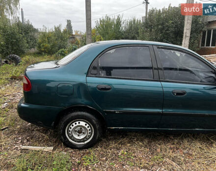 Зеленый Дэу Ланос, объемом двигателя 1.5 л и пробегом 200 тыс. км за 1400 $, фото 7 на Automoto.ua