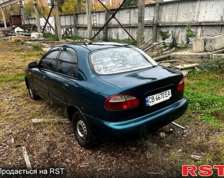 Зеленый Дэу Ланос, объемом двигателя 1.5 л и пробегом 200 тыс. км за 1400 $, фото 3 на Automoto.ua