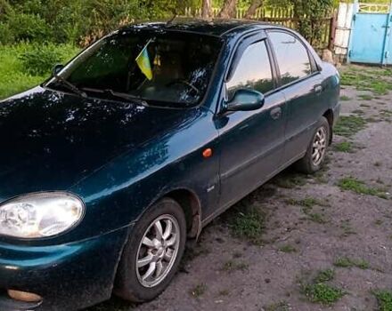 Дэу Ланос 2003 в Вознесенске на Automoto.ua Зеленый Дэу Ланос, объемом двигателя 1.5 л и пробегом 290 тыс. км за 2400 $, фото 1 на Automoto.ua