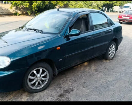 Дэу Ланос 2003 в Вознесенске на Automoto.ua Зеленый Дэу Ланос, объемом двигателя 1.5 л и пробегом 290 тыс. км за 2400 $, фото 2 на Automoto.ua