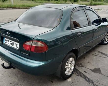 Зеленый Дэу Ланос, объемом двигателя 1.5 л и пробегом 240 тыс. км за 1999 $, фото 3 на Automoto.ua