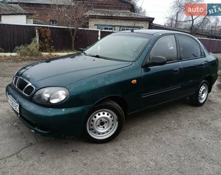 Зеленый Дэу Ланос, объемом двигателя 1.6 л и пробегом 278 тыс. км за 2200 $, фото 1 на Automoto.ua