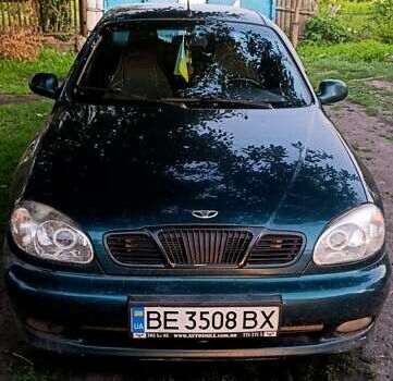 Дэу Ланос 2003 в Вознесенске на Automoto.ua Зеленый Дэу Ланос, объемом двигателя 1.5 л и пробегом 290 тыс. км за 2400 $, фото 7 на Automoto.ua