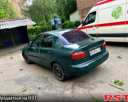 Зеленый Дэу Ланос, объемом двигателя 1.5 л и пробегом 300 тыс. км за 1350 $, фото 3 на Automoto.ua