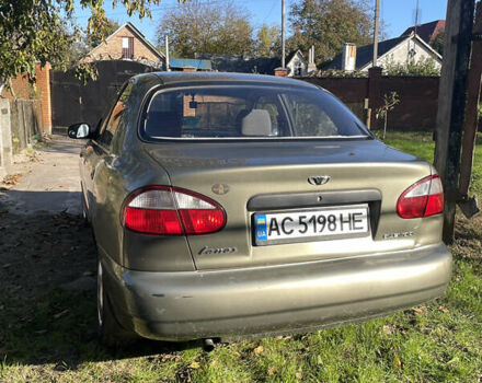 Зеленый Дэу Ланос, объемом двигателя 1.5 л и пробегом 259 тыс. км за 2500 $, фото 1 на Automoto.ua