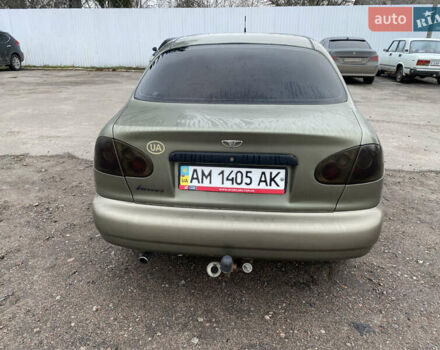 Зеленый Дэу Ланос, объемом двигателя 1.35 л и пробегом 361 тыс. км за 1700 $, фото 5 на Automoto.ua