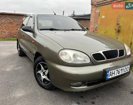 Дэу Ланос 2003 в Виннице на Automoto.ua Зеленый Дэу Ланос, объемом двигателя 1.5 л и пробегом 302 тыс. км за 2400 $, фото 1 на Automoto.ua