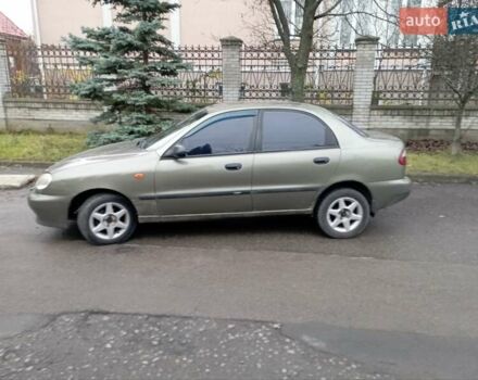 Зеленый Дэу Ланос, объемом двигателя 1.5 л и пробегом 313 тыс. км за 1750 $, фото 1 на Automoto.ua