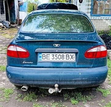Дэу Ланос 2003 в Вознесенске на Automoto.ua Зеленый Дэу Ланос, объемом двигателя 1.5 л и пробегом 290 тыс. км за 2400 $, фото 6 на Automoto.ua