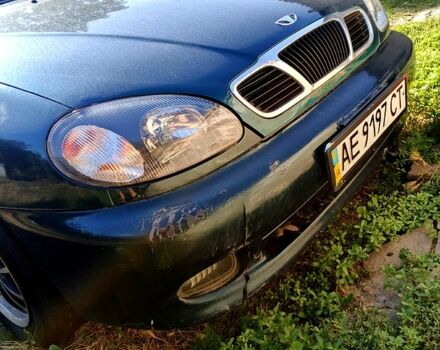 Зеленый Дэу Ланос, объемом двигателя 1.6 л и пробегом 450 тыс. км за 3000 $, фото 2 на Automoto.ua