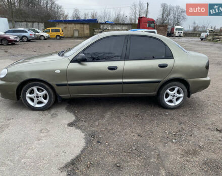 Зеленый Дэу Ланос, объемом двигателя 1.35 л и пробегом 361 тыс. км за 1700 $, фото 3 на Automoto.ua