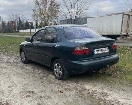 Зеленый Дэу Ланос, объемом двигателя 1.6 л и пробегом 200 тыс. км за 850 $, фото 3 на Automoto.ua