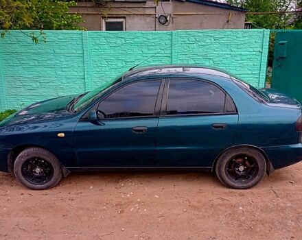 Дэу Ланос 2004 в Харькове на Automoto.ua Зеленый Дэу Ланос, объемом двигателя 1.5 л и пробегом 350 тыс. км за 2550 $, фото 4 на Automoto.ua