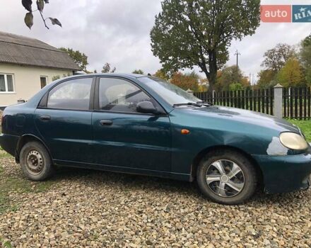 Зеленый Дэу Ланос, объемом двигателя 1.5 л и пробегом 208 тыс. км за 1900 $, фото 2 на Automoto.ua