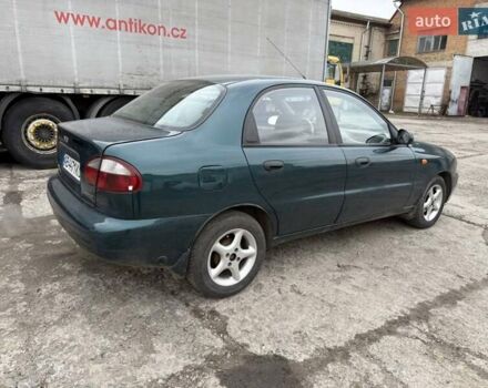 Зеленый Дэу Ланос, объемом двигателя 1.5 л и пробегом 250 тыс. км за 2900 $, фото 2 на Automoto.ua