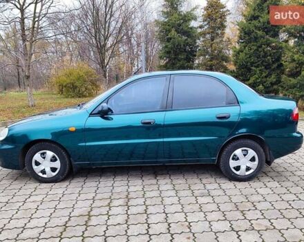 Зеленый Дэу Ланос, объемом двигателя 1.5 л и пробегом 185 тыс. км за 2750 $, фото 2 на Automoto.ua