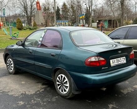 Зеленый Дэу Ланос, объемом двигателя 1.5 л и пробегом 330 тыс. км за 1550 $, фото 3 на Automoto.ua