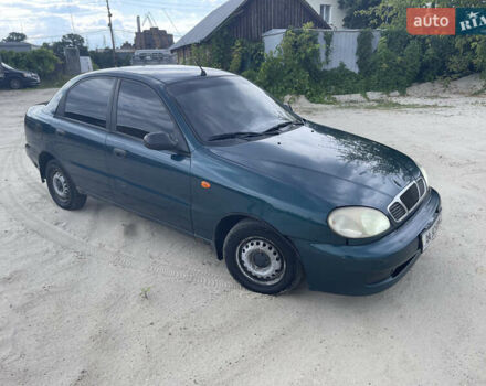 Зелений Деу Ланос, об'ємом двигуна 1.5 л та пробігом 354 тис. км за 1999 $, фото 1 на Automoto.ua