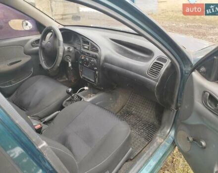 Зелений Деу Ланос, об'ємом двигуна 1.5 л та пробігом 100 тис. км за 2000 $, фото 4 на Automoto.ua