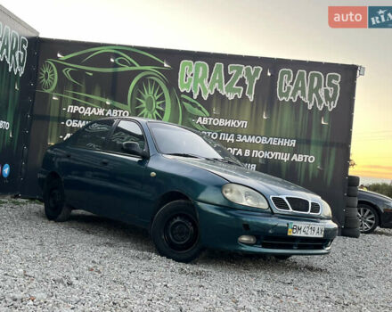 Зеленый Дэу Ланос, объемом двигателя 1.5 л и пробегом 387 тыс. км за 1400 $, фото 1 на Automoto.ua