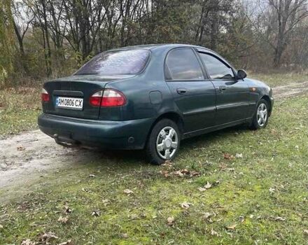 Зеленый Дэу Ланос, объемом двигателя 1.6 л и пробегом 200 тыс. км за 850 $, фото 5 на Automoto.ua