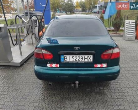 Дэу Ланос 2004 в Полтаве на Automoto.ua Зеленый Дэу Ланос, объемом двигателя 1.5 л и пробегом 200 тыс. км за 1850 $, фото 3 на Automoto.ua