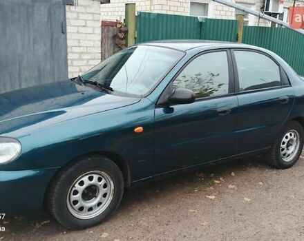 Зеленый Дэу Ланос, объемом двигателя 1.5 л и пробегом 223 тыс. км за 2200 $, фото 1 на Automoto.ua