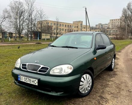 Зеленый Дэу Ланос, объемом двигателя 1.5 л и пробегом 240 тыс. км за 2850 $, фото 2 на Automoto.ua