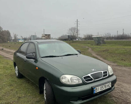 Зеленый Дэу Ланос, объемом двигателя 1.5 л и пробегом 240 тыс. км за 2850 $, фото 2 на Automoto.ua