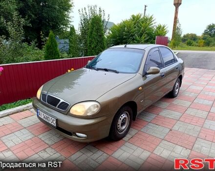 Зеленый Дэу Ланос, объемом двигателя 1.5 л и пробегом 351 тыс. км за 2350 $, фото 1 на Automoto.ua