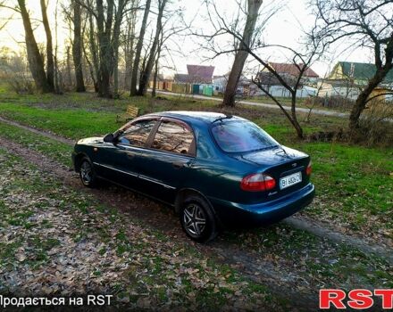 Зеленый Дэу Ланос, объемом двигателя 1.5 л и пробегом 203 тыс. км за 2500 $, фото 2 на Automoto.ua