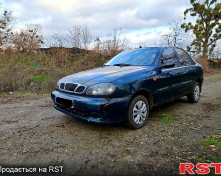 Зеленый Дэу Ланос, объемом двигателя 1.5 л и пробегом 180 тыс. км за 1150 $, фото 2 на Automoto.ua