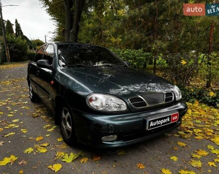 Зеленый Дэу Ланос, объемом двигателя 1.6 л и пробегом 191 тыс. км за 2690 $, фото 2 на Automoto.ua