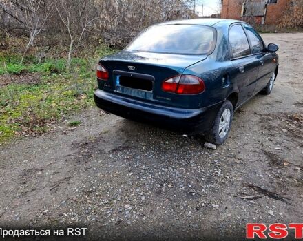 Зеленый Дэу Ланос, объемом двигателя 1.5 л и пробегом 180 тыс. км за 1150 $, фото 3 на Automoto.ua