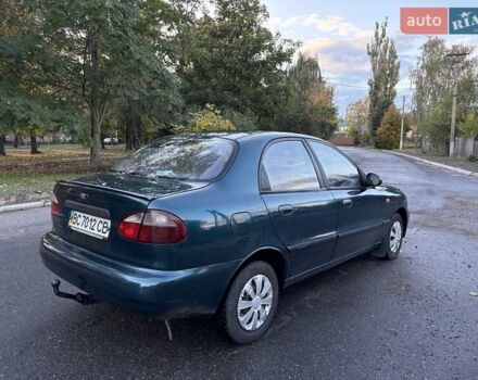 Зеленый Дэу Ланос, объемом двигателя 1.5 л и пробегом 210 тыс. км за 2450 $, фото 3 на Automoto.ua